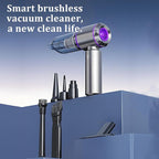 Car Vacuum Handheld Cleaner,Portable Cordless 21000Pa High Power Hand Held 3-Speed Adjustment and Multi-Nozzles Cleaner for Home, Car, Office, Pet Hair