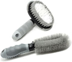 Wheel Cleaning Brush Set Multipurpose Nylon Bristle Car Wheel Rim Tire Cleaner for Cars Motorcycles Bicycles with Scratch-Free Flexible Design