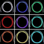 1Pcs PMMA Side-Light Optical Fiber Cable 4mm(0.16in) *3.5M(11.48ft) for LED Light Guide in Home, Hotel.