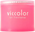4-Pack Viccolor Peach & Kiss (Fresh Peach Scent with Floral Bouquet Fragrance) Luxury Air Freshener JDM Genuine Diax Japan for Home/Office/Car/Auto/Rv