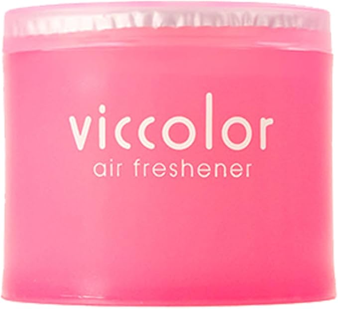 4-Pack Viccolor Peach & Kiss (Fresh Peach Scent with Floral Bouquet Fragrance) Luxury Air Freshener JDM Genuine Diax Japan for Home/Office/Car/Auto/Rv