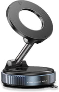 Vacuum Magnetic Car Phone Holder for Your Car, 360° Adjustable Car Phone Mount, Foldable Car Mount, for Magsafe Dashboard Car Bracket Stand for iPhone & Android