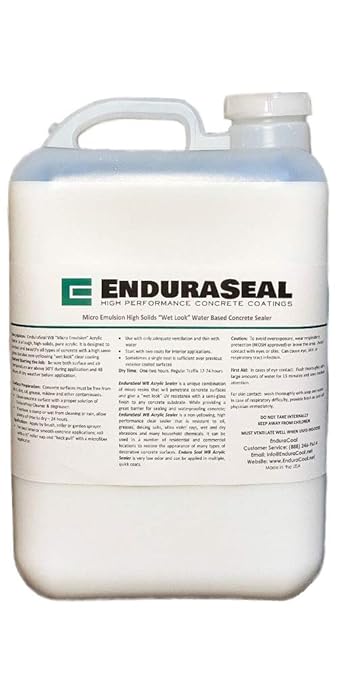 EnduraSeal Acrylic Wet Look Semi Gloss Sealer (WB) - 5 Gallon