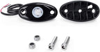 12 Pods Blue LED Rock Lights Neon Underglow Light for Car Truck ATV SUV Under Body Glow Light Trail Fender Lighting