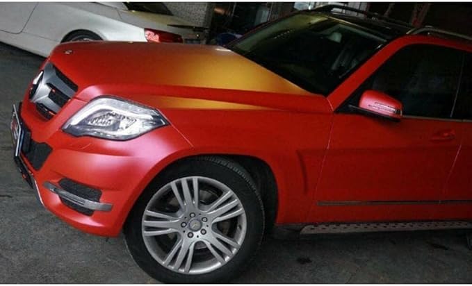 3M Car Wrap Roll 2080 Matte Red Metallic | M203 | (5ft x 1ft (5 Sq/ft)) | Automotive Vinyl Wrap for Cars - Car Interior Wrap & Exterior | w/Free Instawraps Pro Glove