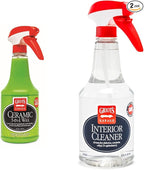 Griot's Garage 10978 3-in-1 Ceramic Wax 22oz & 10956 Interior Cleaner 22oz