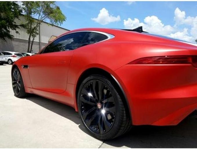 3M Car Wrap Roll 2080 Satin Smoldering Red | S363 | (Sample 3in x 5in) | Automotive Vinyl Wrap for Cars - Car Interior Wrap & Exterior