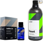 CARPRO CQUARTZ Leather 2.0 30mL Kit Reset Intensive Car Shampoo 1 Liter, Perfect Partner to Nanotechnology Based Sealants and Coatings - Bundle