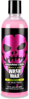 Voodoo Ride ® VR-1000 Bubble Gum Wash-N-Wax Pink Bubble Gum Scented Car Wash Soap 16oz