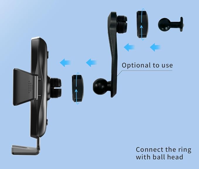 Car Phone Mount for Toyota RAV4 2013–2018,Vehicle-Specific Dashboard Phone Holder,Stable Clip Design,Hands-Free 360° Rotating Adjustable Phone Mount,No Adhesive Required,RAV4 Interior Accessories