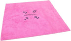 Autofiber [Quadrant Wipe] Premium Coating Leveling Towel (16"x16") 10 Pack (Pink)
