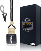 Ikeda Car Air Freshener: Hanging Car Smell Air Freshener | 10ml Hanging Car Perfume | Long Lasting Fragrance | Strong Scents Diffuser for Auto Home (New Car|Circular)
