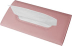 Car Tissue Holder, Sun Visor Napkin Holder, Backseat Napkin Case, Premium Tissues Box, Vehicle Interior Accessories Universal for Car SUV Pickup Truck (Pink)