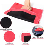 Clay Towel Auto Detailing Scratch Free and Paint Safe fine Grade Clay Bar Cloth for Car Detailing, Polishing and Removing Paint Contaminants (Red Mesh)