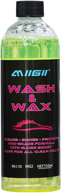 MIIGII Car Wash Soap with Paint Protection Coating - pH Balanced Car Shampoo - Rich Suds & Deep Cleaning - All Vehicles - 150ml (5oz)