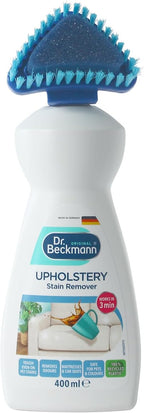 Dr. Beckmann Upholstery Stain Remover Liquid, 400Ml|Removes Even Stubborn Stains And Odours From Sofa, Couch, Car Seats, Office Chairs, Mattresses & More|With Applicator Brush|Sofa Cleaner