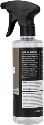 Maxshine Leather Cleaner 16 oz – Deep Cleaning Formula for Car Seats, Interior, and Upholstery, Safe on Natural & Synthetic Leather, Removes Dirt, Grime & Stains