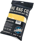 The Rag Company - Eagle Edgeless 500 - Professional Korean 70/30 Blend, Super Plush Microfiber Detailing Towels, Circular Knit Weave, 500gsm, 16in x 16in, Gold (4-Pack)