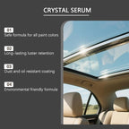 PTZ Crystal Serum, Graphene Ceramic Coating for Cars, 9H Hardness Spray Coating, Crystal Gloss Auto Coating Liquid for Paint, Glass & Wheels, Easy DIY Car Detailing (3Pcs)