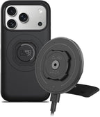 Quad Lock Adhesive Dashboard/Console Car Phone Holder Kit with MAG Wireless Charging Head V2 and MAG Phone Case for iPhone 17 Pro