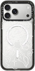 CASETiFY Impact iPhone 17 Pro Max Case [Slim/Compatible with Magsafe / 8.2 ft. 4X Military Grade Drop Protection] - Sea Shore - Clear Black