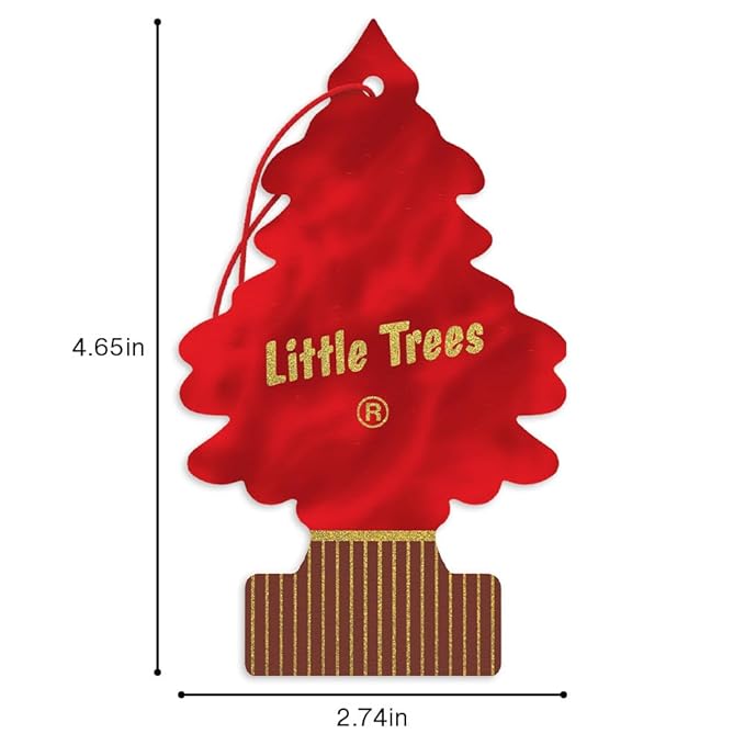 LITTLE TREES Car Air Freshener | Hanging Tree Provides Long Lasting Scent for Auto and Home | Tailored for Him, 24 Air Fresheners