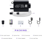 AKEPO 16W Fiber Optic Starlights Headliner Kit 300 Strands 0.03in 6.5ft/2m, Bluetooth APP Control+Music Activated Optical Fiber Light Kit for Car/Truck/Home Use