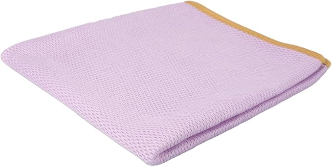 Maxshine 3 Pack Microfiber Towel (520GSM) - Purple with Yellow Silk Border, Professional Drying Cloths for Car Detailing - 20”x27.5” (51x70cm) - Ultra Soft, Scratch-Free Auto Detailing Towels