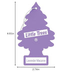 LITTLE TREES Car Air Freshener | Hanging Tree Provides Long Lasting Scent for Auto and Home | 24 Air Fresheners |Lavender Macaron
