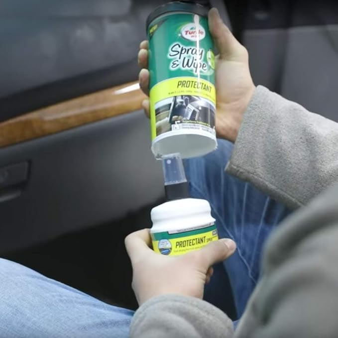 Turtle Wax Spray & Wipe Car Interior Wipes (Protectant)