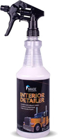 Image Wash Products Interior Detailer & Cleaning Protectant for Vinyl, Rubber, Plastics, Tires and Leather – Cleans and Conditions - Non Greasy High Gloss Finish - Piña Colada Scented - 32oz Sprayer
