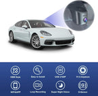 Fitcamx 4K Dash Cam Suitable for Porsche 911 992 Cayenne 9YA 9Y0 9Y3 Panamera 971 Taycan (Model A), OEM Look, 2160P UHD Video, Built-in WiFi & APP, Loop Recording, Parking Sensor, 64GB Card