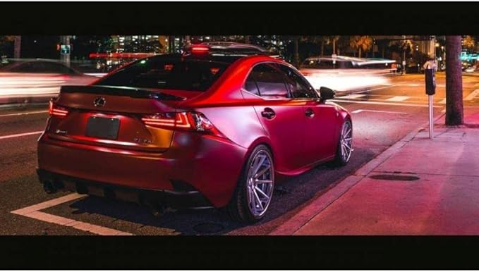 3M Car Wrap Roll 2080 Satin Vampire Red | SP273 | (5ft x 25ft (125 Sq/ft)) | Automotive Vinyl Wrap for Cars - Car Interior Wrap & Exterior | w/Free Instawraps Pro Glove