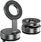 Car Phone Holder for Magsafe,360°Nano Gel Vacuum Magnetic Phone Holders for Your Car,[108+LBS Suction & 2800 gf Magnetic] Perfect for iPhone 17/Air/16/15/14/13/12 pro,Android