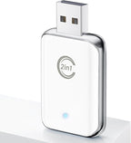 Wireless Carplay Adapter for iPhone, Convert Wired Car Play to Wireless, 2 in 1 Plug and Play Mini CarPlay and Android Auto Adapter for iOS 10 Android 11 and Above, Cars with Built-in Carplay (White)