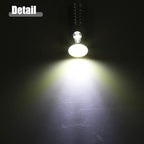 ACROPIX 6mm 0.24" 2W LED Aluminum Light Source Illuminator Decoration USB LED Light for Car DIY White - Pack of 1