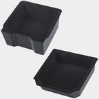 Center Console Organizer for 2026 Tesla Model Y Juniper Accessories & Model 3 Highland 2026-2024 Flocked Storage Organizer Set Center Console Box, Armrest Box and DIY Cup Mat