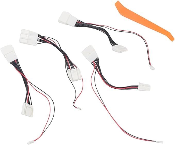 HIGH FLYING for Toyota Camry 2025 2026 Car Accessories Interior Side Door Handle Bowl Atmosphere LED Light ABS 4pcs Red Lighted