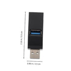 COHEALI Port USB Hub Portable Data Splitter Powered USB Expander for Laptop Computer Accessories Compatible with Hard Drives Keyboards Mice Flash Drives Printers Tablets Plug and Play