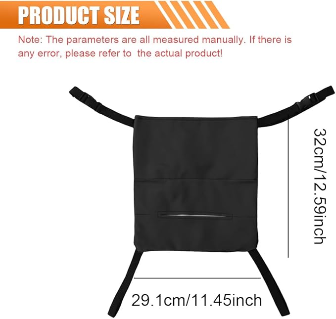Car Handbag Holder Between Seats, Luxury Leather Car Purse Holder with Tissue Box, Multi-Pocket Large Capacity Storage Bag, Hanging Auto Organizer Pets Kids Barrier for Safe Driving (Black)