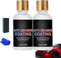 Auto Ceramics Coating,Car Wax Ceramic Coating,Auto Ceramic Coating,Waterproof And Quick Film Formation For Cars Motorcycles & Boats Ultra-High Gloss, Long-Term (2pcs)