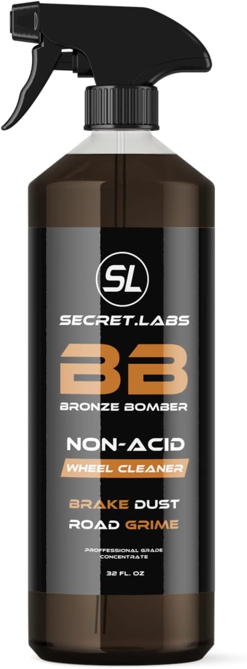 Bronze Bomber Wheel Cleaner, Tire Cleaner, & Rim Cleaner - Safe on Chrome and All Wheel Finishes - Brake Dust, Dirt, Browning, Grease, and Grime Remover