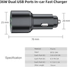 OHLPRO 3-in-1 Retractable Backseat Car Charging Station, 15W Fast Car Charger for All Phones (iPhone, Samsung), Ideal for Lyft, Turo, Uber, Taxi, Rideshare, Customer Charging Dock Attach to Headrest
