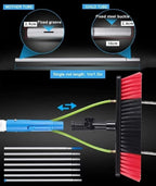 12m Teles Window Cleaning Pole with Water Fed Brush Extendable Cleaner for Conserva Roofs & Photovoltaic Panel Cleaning Ideal for Truc & Hard to Reach