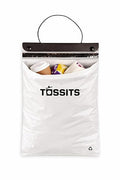 Tossits Recycled Disposable Car Trash Bags – Leakproof, Smell Proof Hanging Garbage Bags for Car, Truck, SUV, RV & Vehicle – White, 21 Count Disposable Automotive Trash Bags