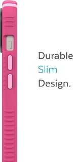 Speck iPhone 14 Plus Case - Drop Protection, Scratch Resistant, Dual Layer Slim Phone Case for 6.7 Inch iPhones 14 Plus - Built for MagSafe - Presidio2 Grip - Digital Pink/Blossom Pink/White