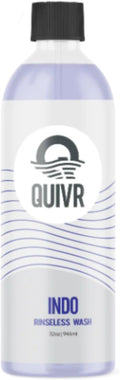 QUIVR INDO Rinseless Wash 32oz. – Premium Hybrid No-Rinse Car Wash Concentrate with High Lubricity Safe Dirt Removal, Streak-Free Finish & Light Protection – Paint, Glass, Trim & Wheels