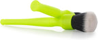 Detail Factory - Synthetic Detailing Brush Set - Ultra-Soft Interior Car Cleaning Brushes for, Screens, Emblems, & Tight Spaces - Lime Green