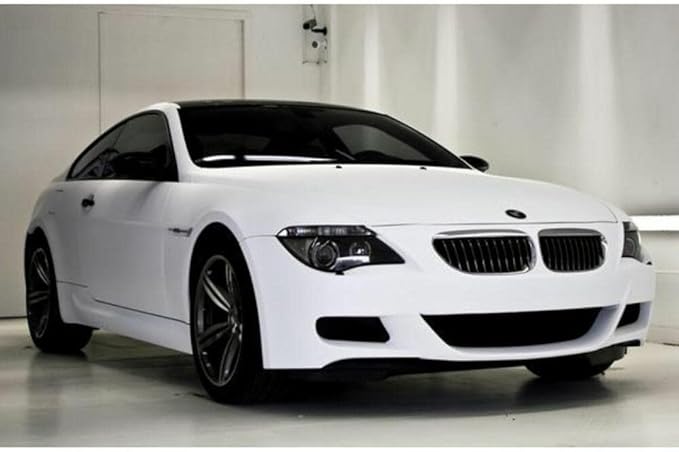 3M Car Wrap Roll 2080 Matte White | M10 | (5ft x 10ft (50 Sq/ft)) | Automotive Vinyl Wrap for Cars - Car Interior Wrap & Exterior | w/Free Instawraps Pro Glove