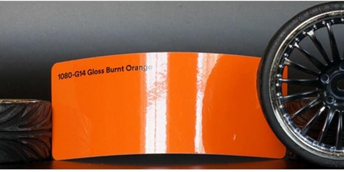 3M Car Wrap Roll 2080 Gloss Burnt Orange | G14 | (5ft x 1ft (5 Sq/ft)) | Automotive Vinyl Wrap for Cars - Car Interior Wrap & Exterior | w/Free Instawraps Pro Glove